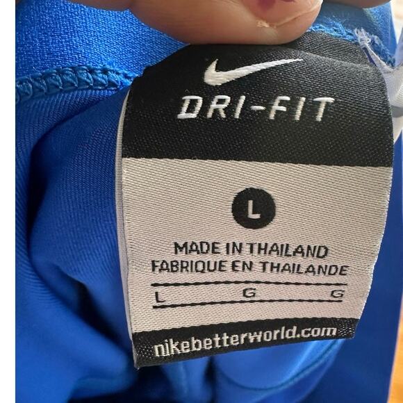 Nike Dri-FIT Blue Athletic Shorts Brief Lined Running Active Women’s L - Picture 6 of 6